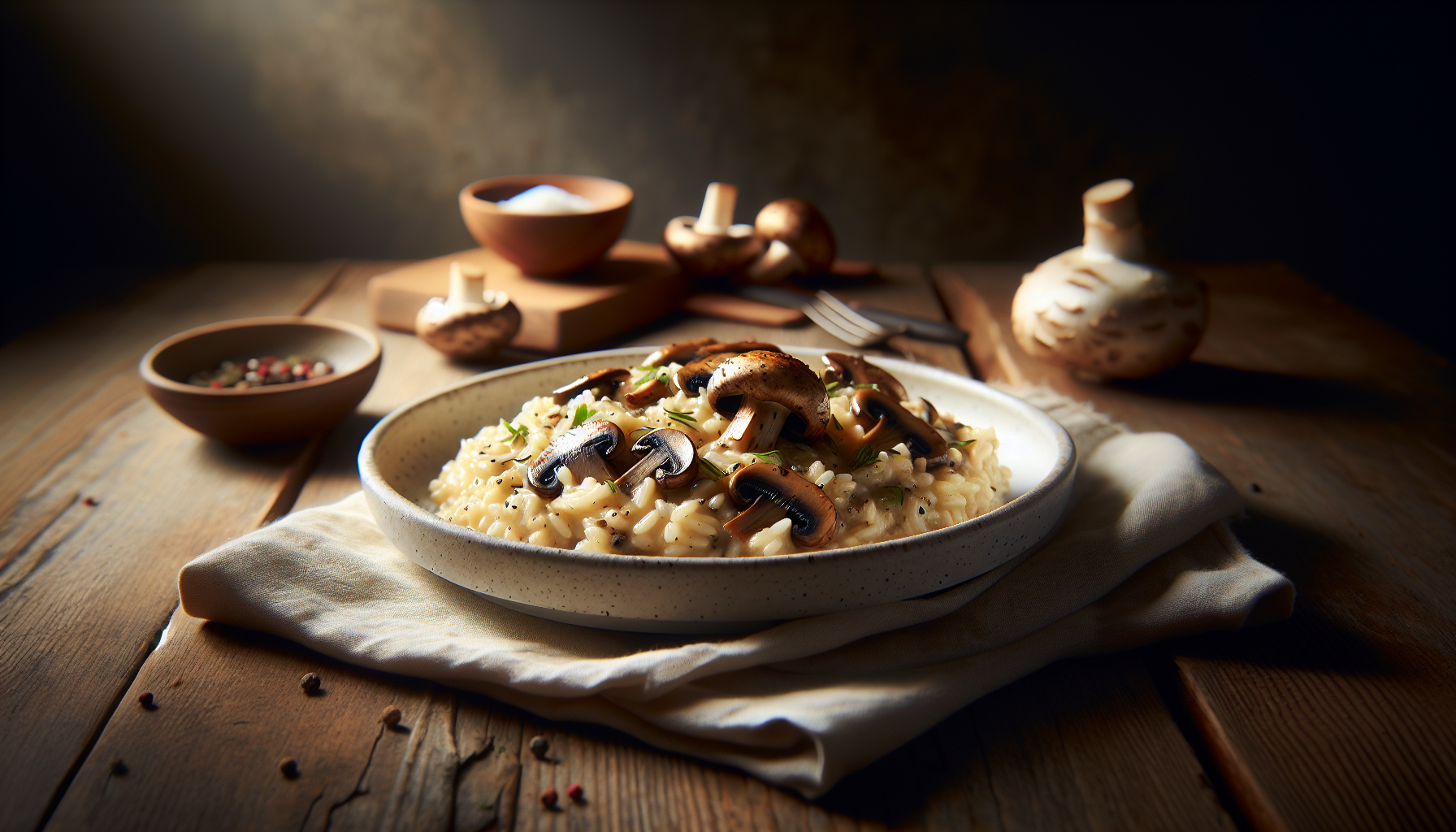 risotto con funghi